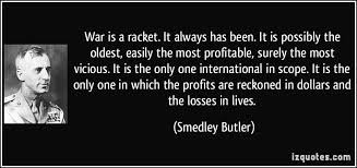 war is a racket