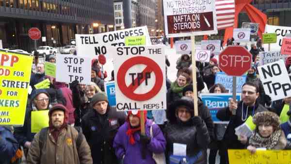 Chicago - 'TPP is Betrayal' Action