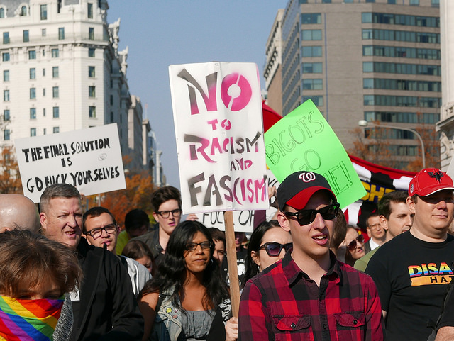 Protesters at N.P.I. Conference 11/19/16