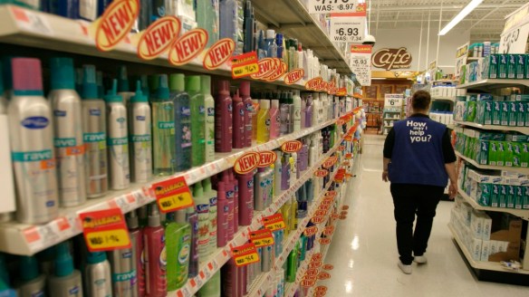 Wal-Mart Employee in Hair Product Aisle