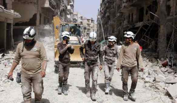 white helmets