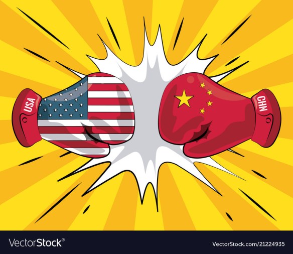 Trade war concept
