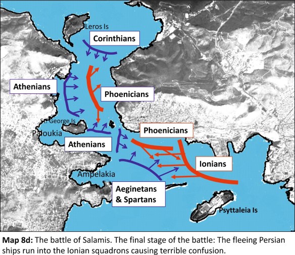 The Battle of Salamis - Maps